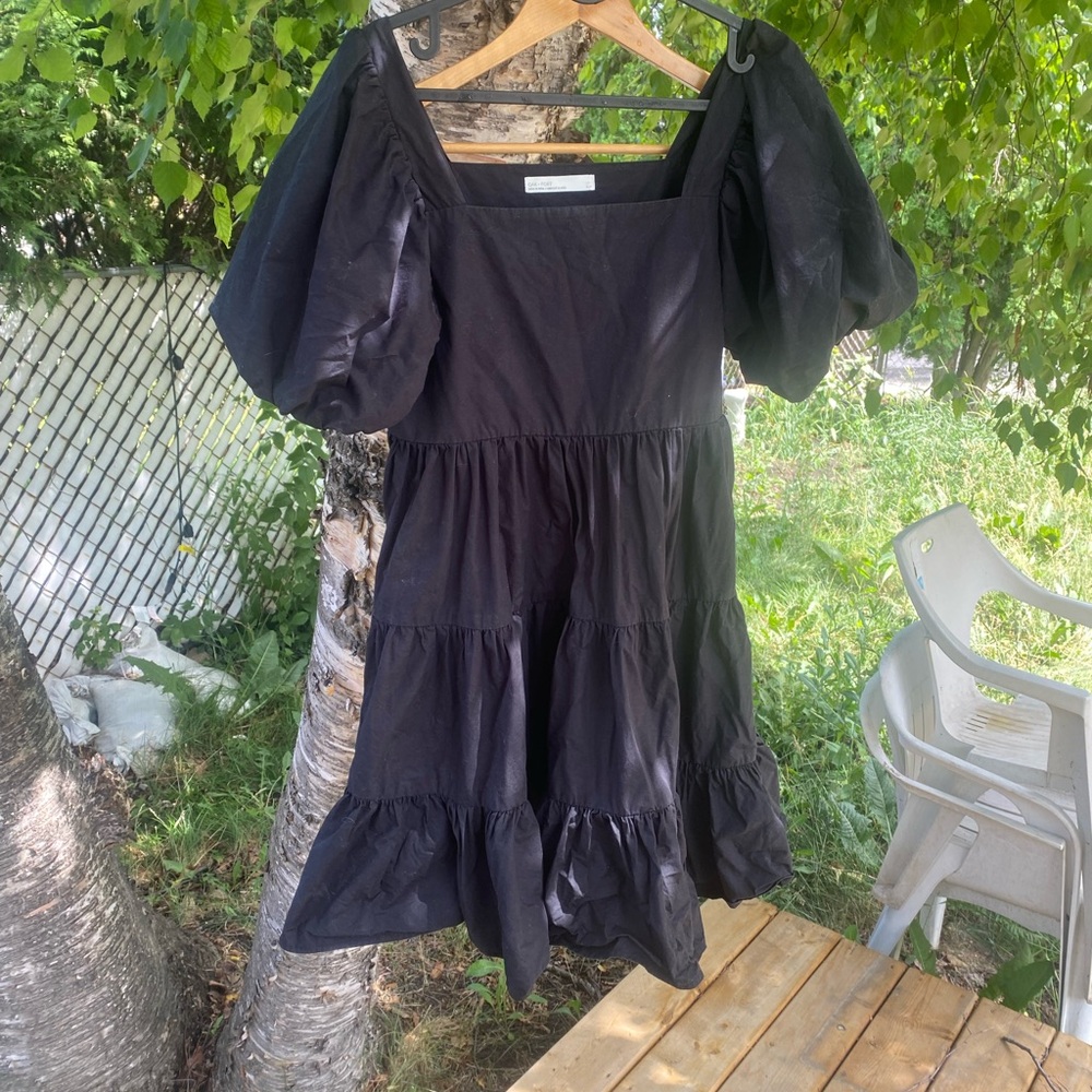OAK + FORT Classic Black dress